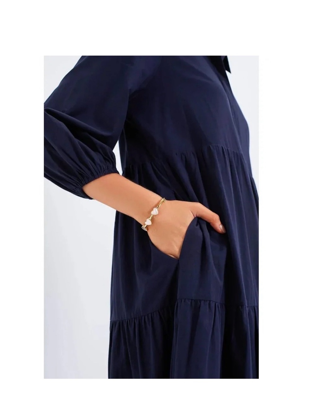 Tuckernuck
POMANDER PLACE Navy Cotton Mabel Maxi Dress Size L NWT - Picture 3 of 12